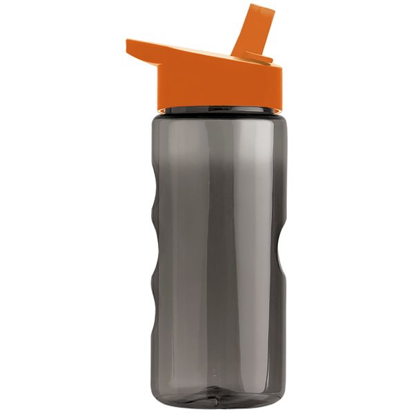 Finger Grip Tritan™ Translucent Bottle, 22oz. - Flip Straw Lid