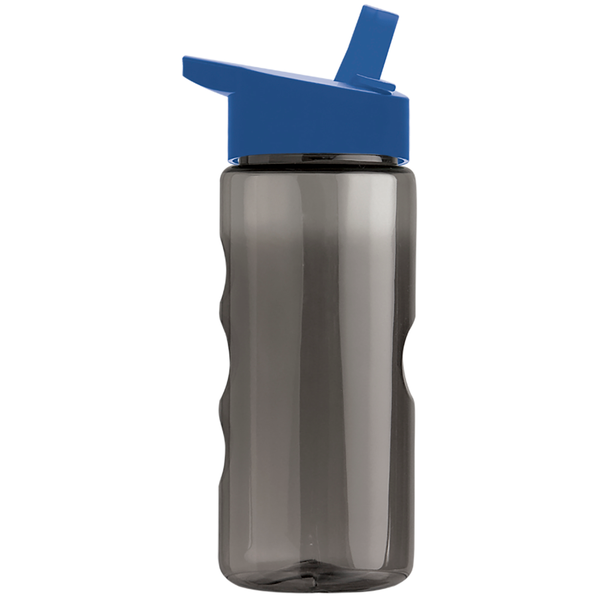 Finger Grip Tritan™ Translucent Bottle, 22oz. - Flip Straw Lid