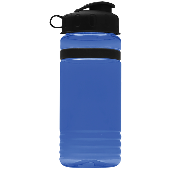 Grip Stripe Tritan™ Bottle, 20oz. - Flip Top Lid