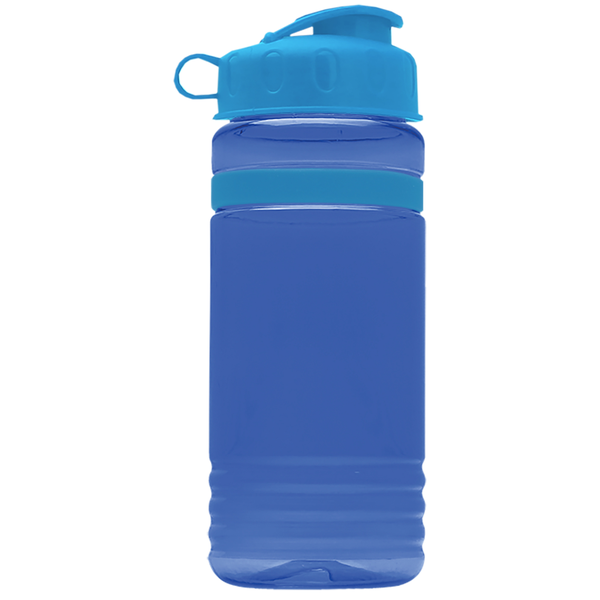 Grip Stripe Tritan™ Bottle, 20oz. - Flip Top Lid