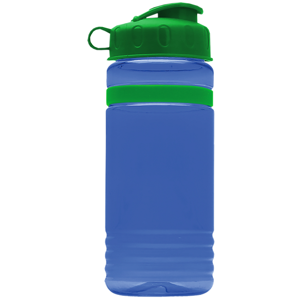 Grip Stripe Tritan™ Bottle, 20oz. - Flip Top Lid