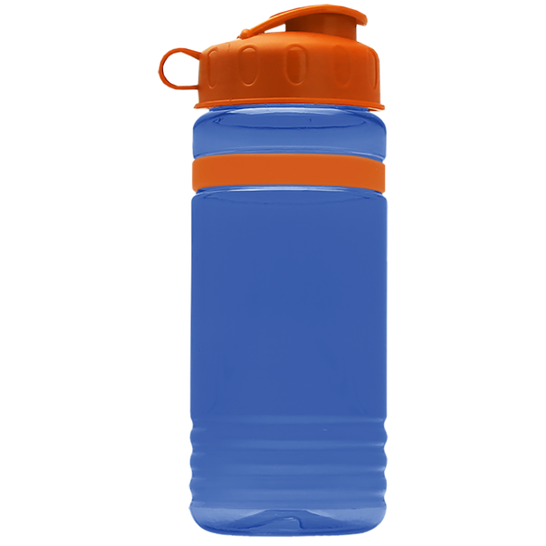 Grip Stripe Tritan™ Bottle, 20oz. - Flip Top Lid