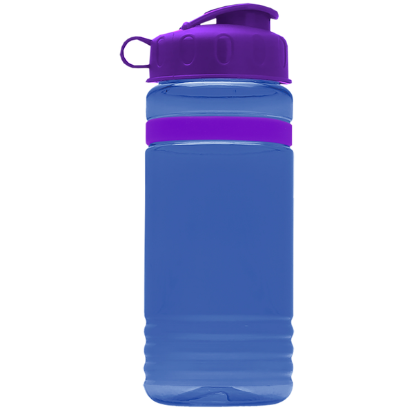 Grip Stripe Tritan™ Bottle, 20oz. - Flip Top Lid
