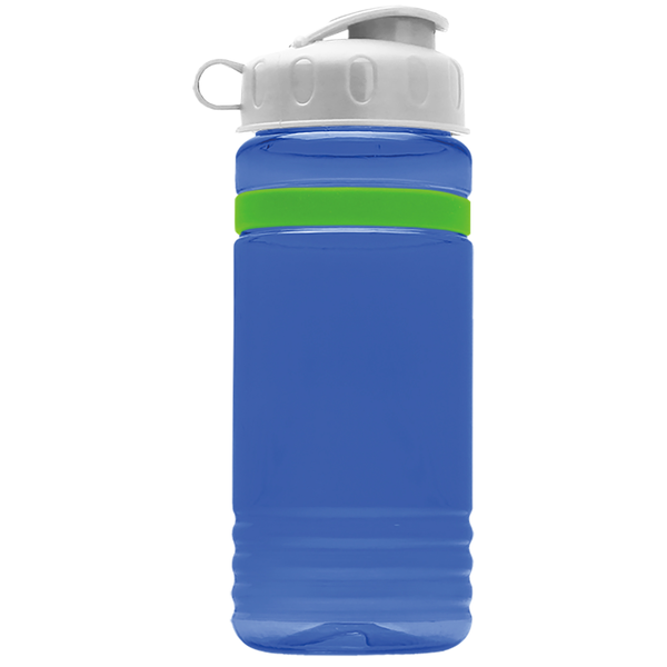 Grip Stripe Tritan™ Bottle, 20oz. - Flip Top Lid