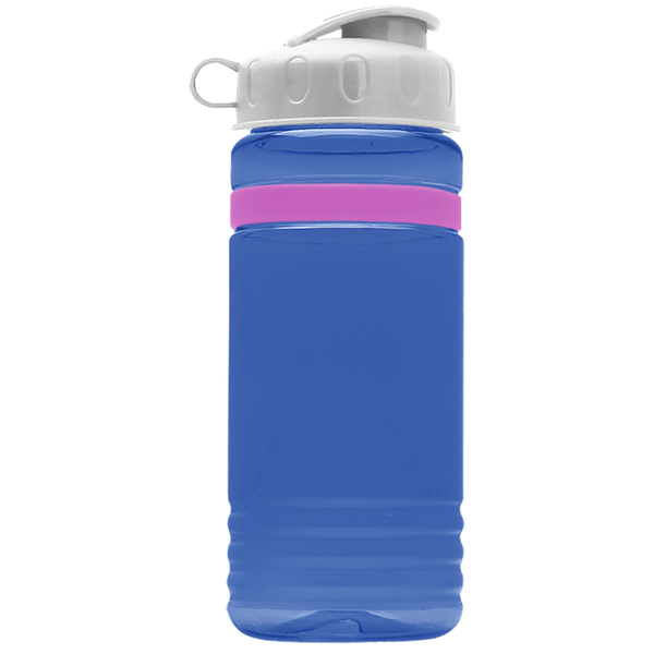 Grip Stripe Tritan™ Bottle, 20oz. - Flip Top Lid