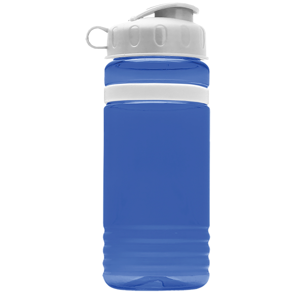 Grip Stripe Tritan™ Bottle, 20oz. - Flip Top Lid