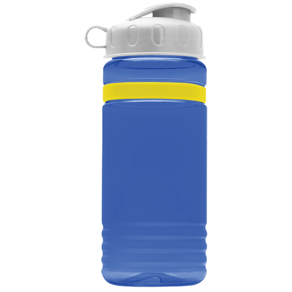 Grip Stripe Tritan™ Bottle, 20oz. - Flip Top Lid