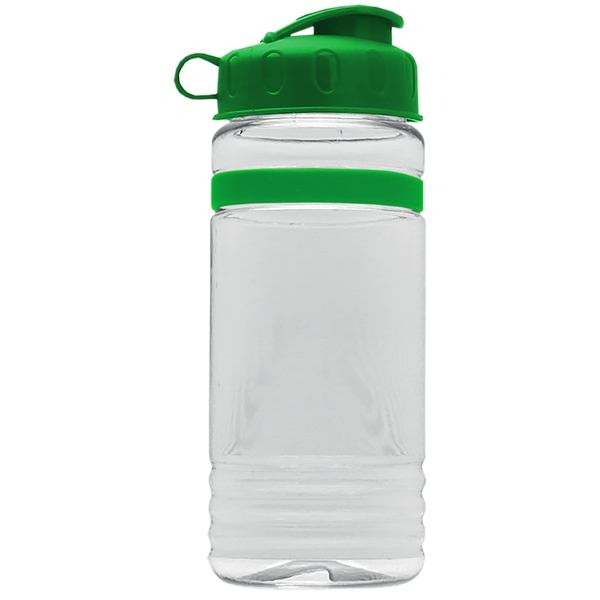 Grip Stripe Tritan™ Bottle, 20oz. - Flip Top Lid