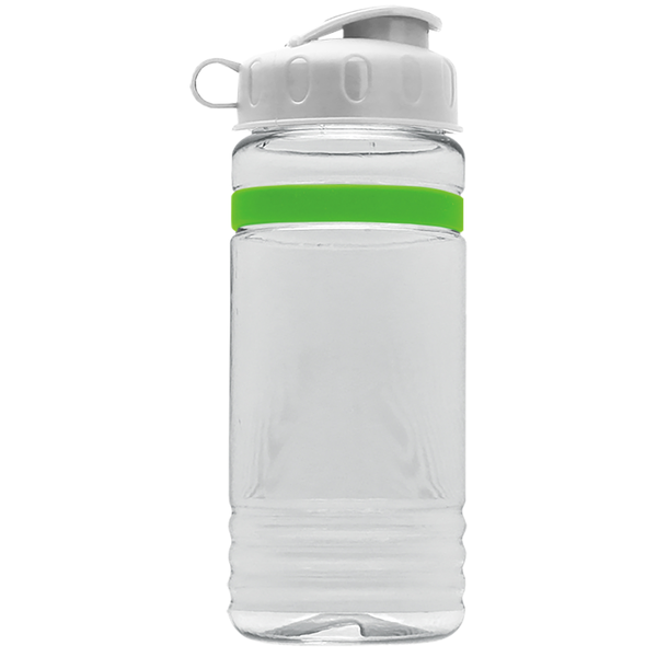Grip Stripe Tritan™ Bottle, 20oz. - Flip Top Lid