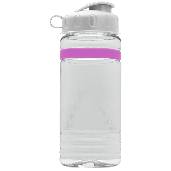 Grip Stripe Tritan™ Bottle, 20oz. - Flip Top Lid