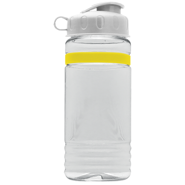 Grip Stripe Tritan™ Bottle, 20oz. - Flip Top Lid