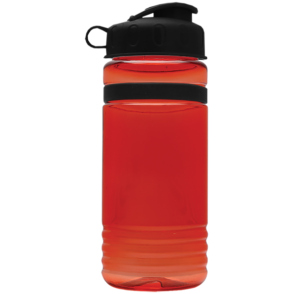 Grip Stripe Tritan™ Bottle, 20oz. - Flip Top Lid