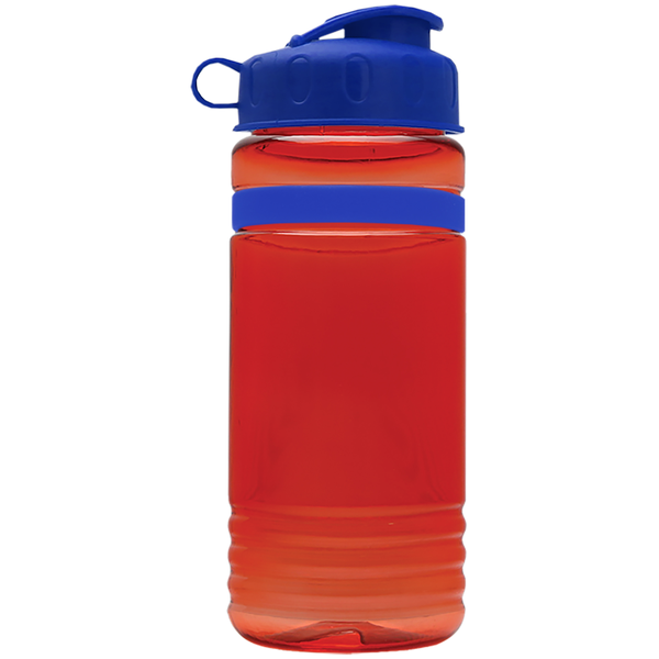 Grip Stripe Tritan™ Bottle, 20oz. - Flip Top Lid