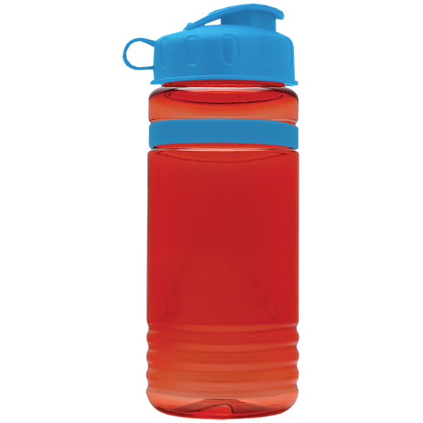 Grip Stripe Tritan™ Bottle, 20oz. - Flip Top Lid