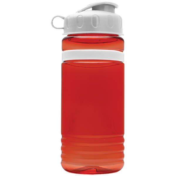 Grip Stripe Tritan™ Bottle, 20oz. - Flip Top Lid