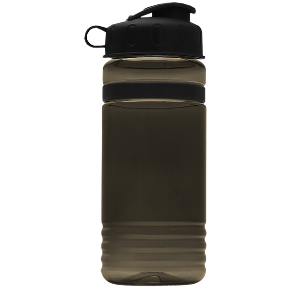 Grip Stripe Tritan™ Bottle, 20oz. - Flip Top Lid