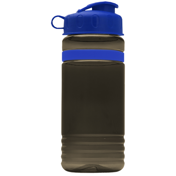 Grip Stripe Tritan™ Bottle, 20oz. - Flip Top Lid