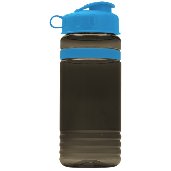 Grip Stripe Tritan™ Bottle, 20oz. - Flip Top Lid