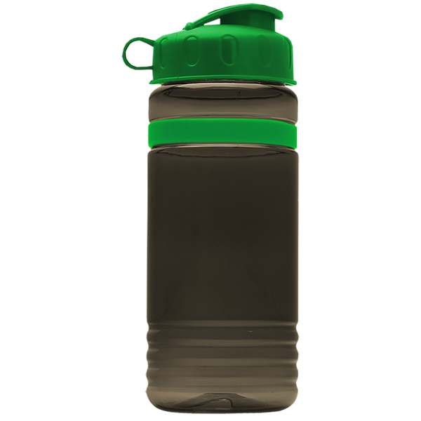 Grip Stripe Tritan™ Bottle, 20oz. - Flip Top Lid