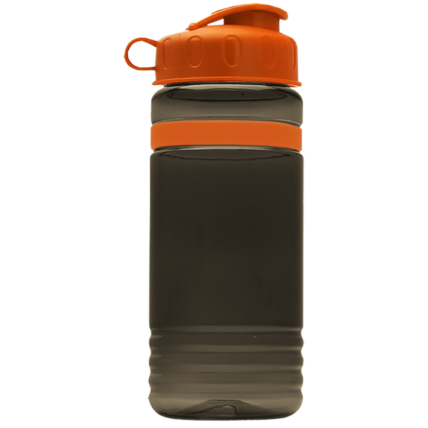 Grip Stripe Tritan™ Bottle, 20oz. - Flip Top Lid