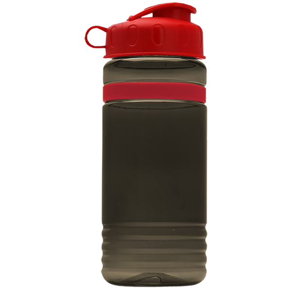 Grip Stripe Tritan™ Bottle, 20oz. - Flip Top Lid