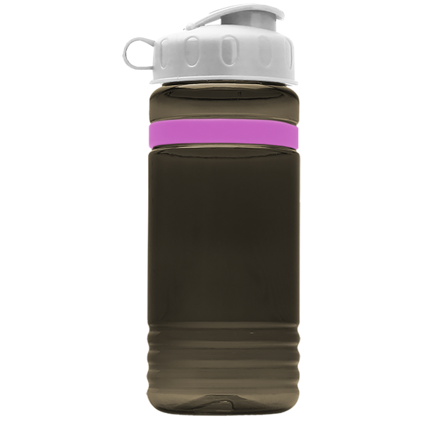 Grip Stripe Tritan™ Bottle, 20oz. - Flip Top Lid