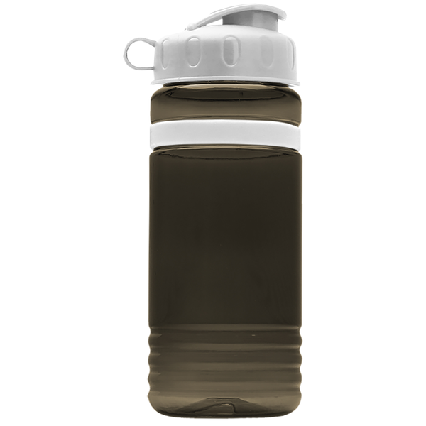 Grip Stripe Tritan™ Bottle, 20oz. - Flip Top Lid