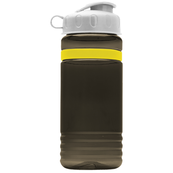 Grip Stripe Tritan™ Bottle, 20oz. - Flip Top Lid