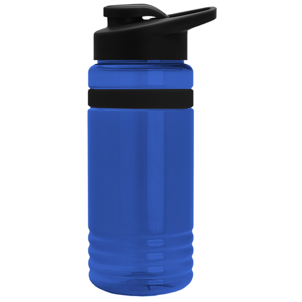 Grip Stripe Tritan™ Bottle, 20oz. - Drink Thru Lid