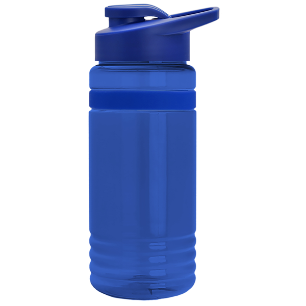 Grip Stripe Tritan™ Bottle, 20oz. - Drink Thru Lid