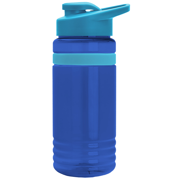 Grip Stripe Tritan™ Bottle, 20oz. - Drink Thru Lid