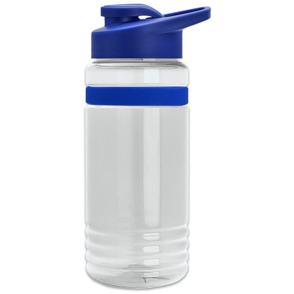Grip Stripe Tritan™ Bottle, 20oz. - Drink Thru Lid