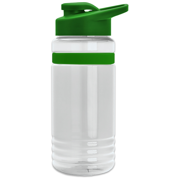 Grip Stripe Tritan™ Bottle, 20oz. - Drink Thru Lid