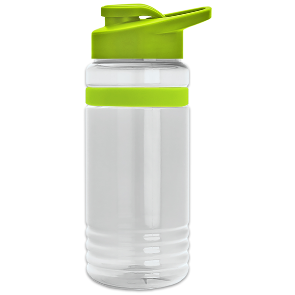 Grip Stripe Tritan™ Bottle, 20oz. - Drink Thru Lid