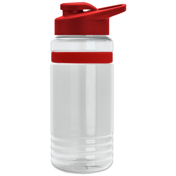 Grip Stripe Tritan™ Bottle, 20oz. - Drink Thru Lid