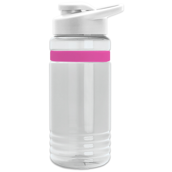 Grip Stripe Tritan™ Bottle, 20oz. - Drink Thru Lid
