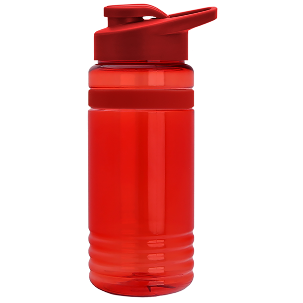 Grip Stripe Tritan™ Bottle, 20oz. - Drink Thru Lid