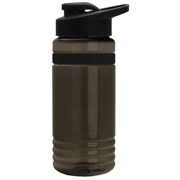 Grip Stripe Tritan™ Bottle, 20oz. - Drink Thru Lid