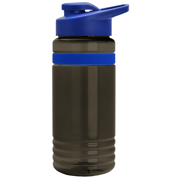 Grip Stripe Tritan™ Bottle, 20oz. - Drink Thru Lid
