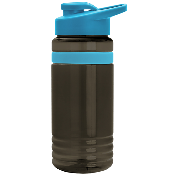 Grip Stripe Tritan™ Bottle, 20oz. - Drink Thru Lid