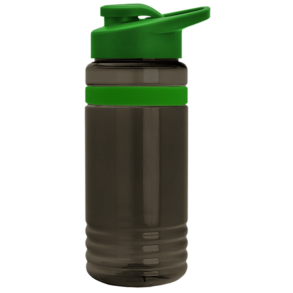 Grip Stripe Tritan™ Bottle, 20oz. - Drink Thru Lid