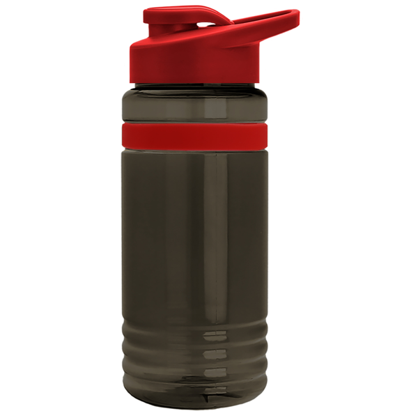 Grip Stripe Tritan™ Bottle, 20oz. - Drink Thru Lid