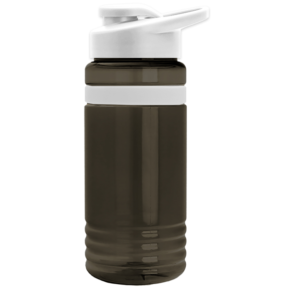 Grip Stripe Tritan™ Bottle, 20oz. - Drink Thru Lid