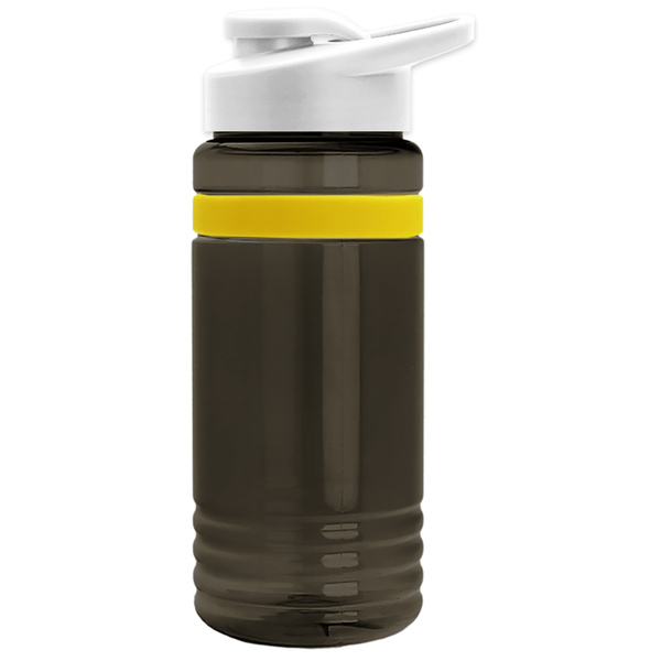Grip Stripe Tritan™ Bottle, 20oz. - Drink Thru Lid