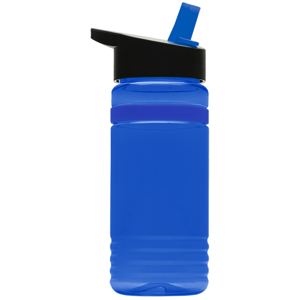 Grip Stripe Tritan™ Bottle, 20oz. - Flip Straw Lid