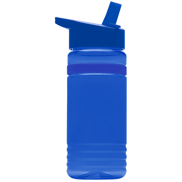 Grip Stripe Tritan™ Bottle, 20oz. - Flip Straw Lid