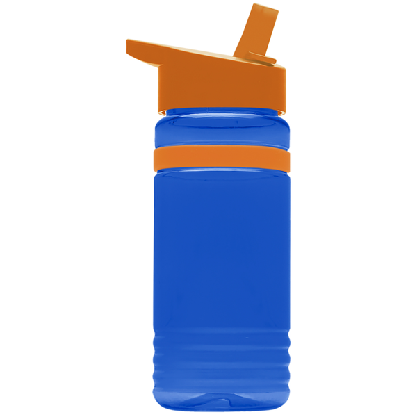 Grip Stripe Tritan™ Bottle, 20oz. - Flip Straw Lid