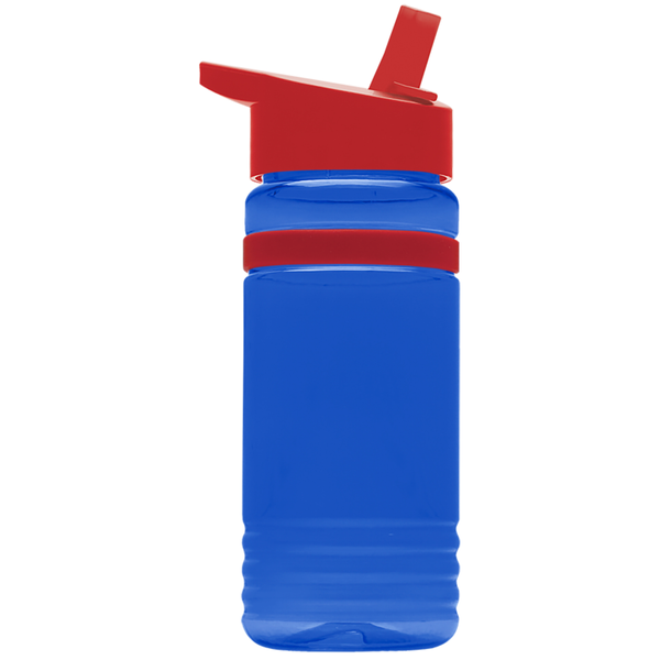 Grip Stripe Tritan™ Bottle, 20oz. - Flip Straw Lid