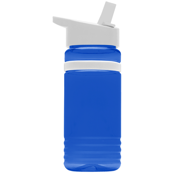 Grip Stripe Tritan™ Bottle, 20oz. - Flip Straw Lid