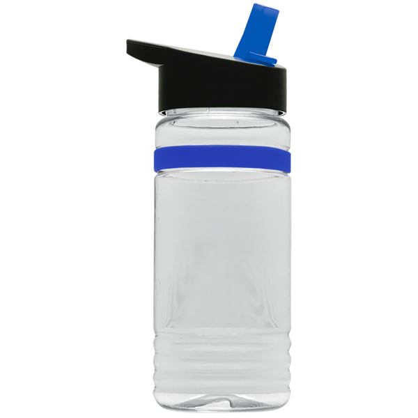 Grip Stripe Tritan™ Bottle, 20oz. - Flip Straw Lid